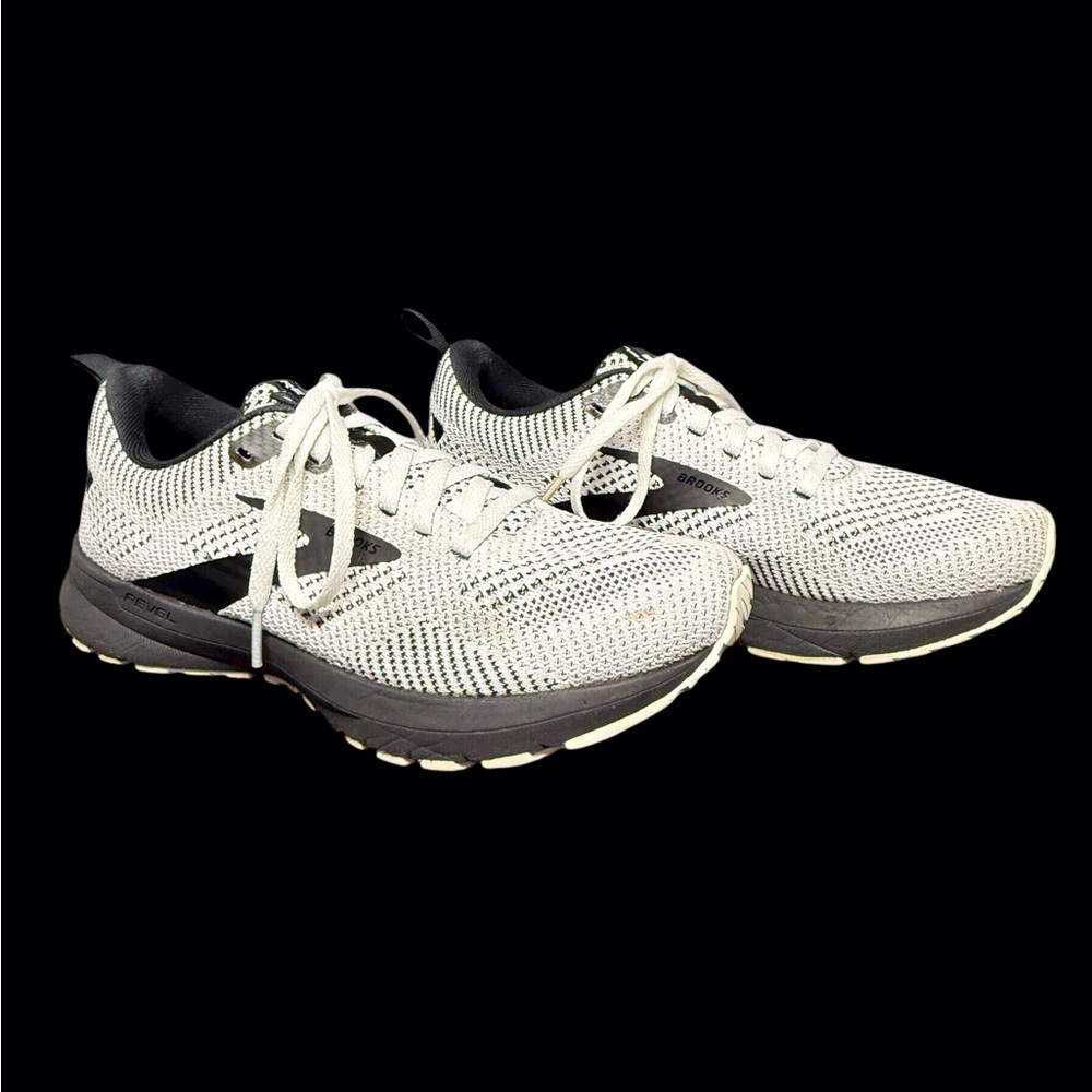 Brooks Revel 5 Women’s Athletic Shoes-White & Black Size-6.5 - Picture 3 of 11